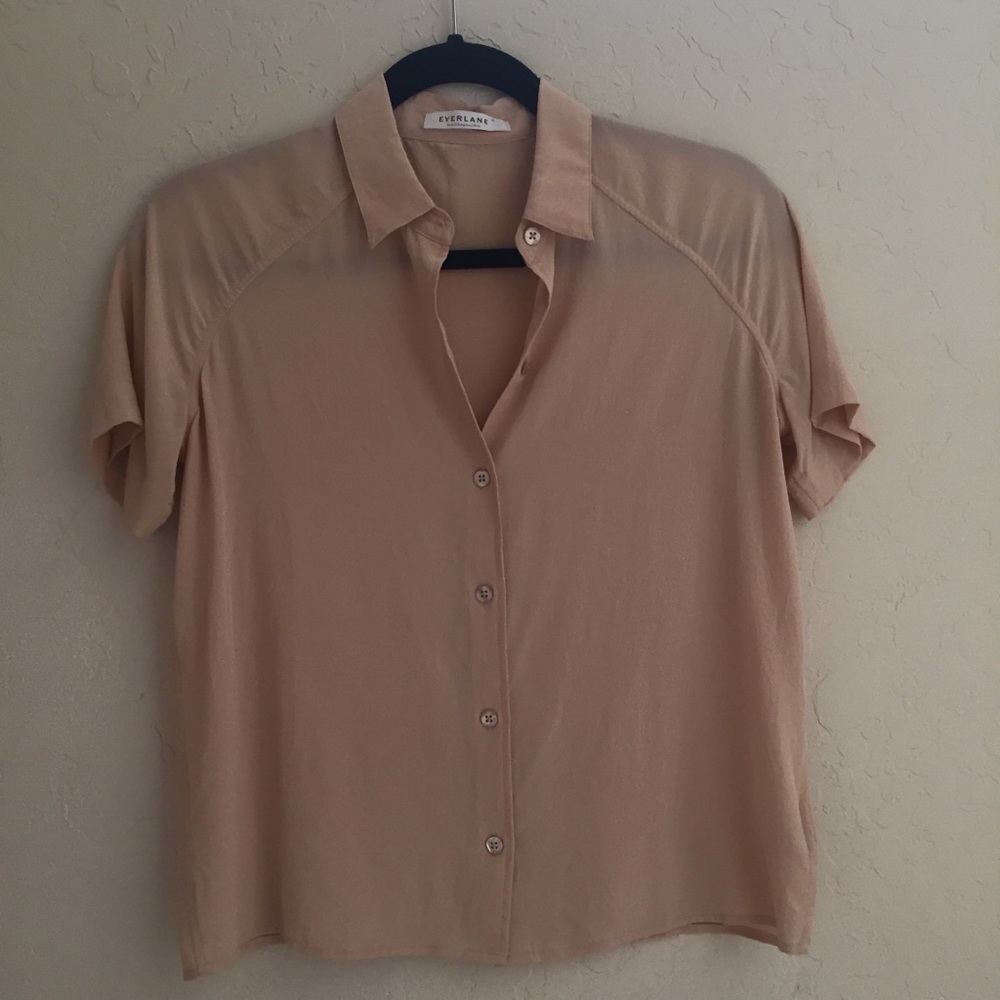 Everlane Silk Short-Sleeve